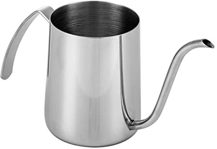 Sonew Kaffeeguss über Kessel, Kleiner Edelstahl -Schwselges Teekessel für Reiseberechnung Camping Kaffeekanne