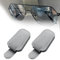 EujRcf 2 Pcs Car Sunglasses Holder, Sunglasses Clip For Car Visor, Magnetic Leather Glasses Holder, Eyeglasses Hanger Ticket Card Clip, Suitable For Car Interior Visor And Different Size Eyeglasses