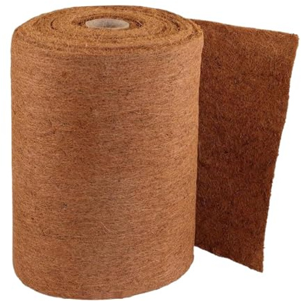 Tapis en Fibre de Coco pour Pots de Fleurs et Pots de Fleurs, Rouleau de Tapis Respirant sûr et Respirant, Inserts pour jardinières et paniers de Fleurs, pour la Croissance des en intérieur et