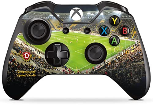 Skin kompatibel mit Microsoft Xbox One Controller Folie Sticker SGD SG Dynamo Dresden Offizielles Lizenzprodukt