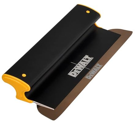 DEWALT Lame d'écrémage pour cloison sèche, 35,6 cm | Qualité professionnelle | Construction en aluminium extrudé et en acier inoxydable européen | Embouts à fort impact | Plaque de plâtre murale
