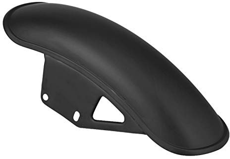Hlyjoon Kotflügel Motorrad Kotflügel Vorne Schutzblech Motorräder Spritzschutz Hinterradabdeckung Metall für GN125 GN250 (Schwarz)