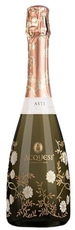 Acquesi Asti DOCG – Sweet Sparkling Wine from Piedmont – 750 ml Bottle – 7% Vol – Aromatic, Fresh and Fruity