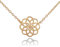 namana Mandala Anhänger mit Halskette für Damen, kleine geometrische Gold Anhänger mit Ketten für Frauen und Jugendliche, Mädchen, Gold Mandala Blumen Schmuck für Frauen Mandala Blumen Anhänger Kette