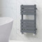 NRG Bathroom Flat Panel Heated Towel Rail Radiator Modern Central Heating Warmer Wall Mounted Ladder Rad 650×400mm Anthracite