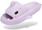 Unisex Hai Badelatschen Sommer Hausschuhe Badeschlappen rutschfeste Dusch Badeschuhe Strand Sandalen Damen Herren Cloud Shark Slides Slippers, Lila, 43/44 EU = Hersteller 44/45