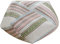 Rucener Ottoman Pouf Osmanischer Hocker Ungefüllter Pouf Baumwoll Leinen Pouf Bodenkissen Pouf Sitzpuff Ungefüllt Bodenkissen Ottoman Fußhocker quadratischer Pouf Ottoman Farbige Linien