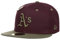 New Era 59Fifty Trail Mix Athletics Cap Basecap Baseballcap Fitted Flat Brim Oakland MLB (7 1/2 (59,6 cm) - Bordeaux)