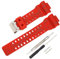 Rihahisy G-Shock - Correa de repuesto para Casio G-Shock GLS-8900/GW-8900/GA-110/GA-100C/GA-120/GD-110/GLS-100, Stripe Red