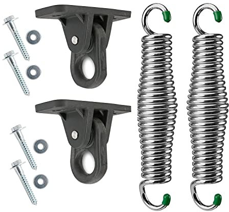 Qutsvosh 1 Set Veranda-Schaukel, Aufhängeset, 340 kg, robuste Aufhängung und Federn für Hängematten, Stühle, Deckenmontage