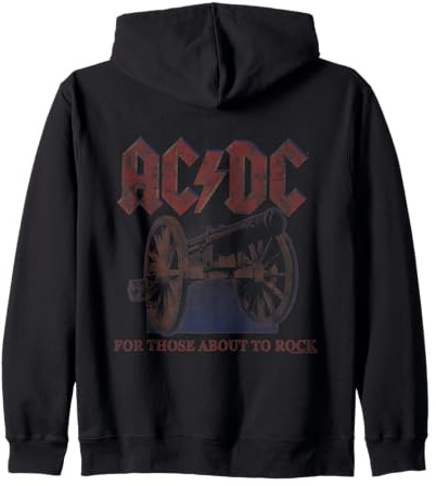 Offizielles AC/DC for Those About to Rock Kanone Band Kapuzenjacke