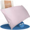 Samthus Kopfkissenbezug 70x90 Baumwolle Satin - Oeko-Tex Made In Green - Himmlisch weicher Schlaf mit atmungsaktivem Kissenbezug - 1x Kissenhülle - Rosa - mit YKK Reißverschluss