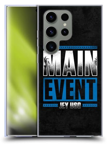 Head Case Designs Offizielle WWE Hauptereignis Jey Uso Soft Gel Handyhülle Hülle kompatibel mit Samsung Galaxy S24 Ultra 5G