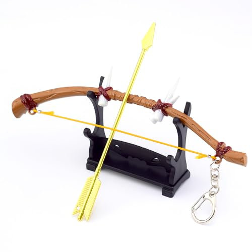 Superbuybox Legend of Zelda Link Martial Arts Schwert Speer Pfeil Bogen Schild Actionfigur Spielsammlung Schreibtisch Raumdekoration Rucksack Anhänger Geschenk (Zelda Drache Knochen Boko Bogen Pfeil)