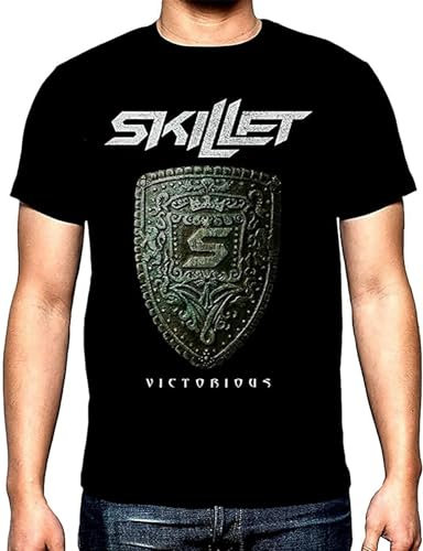 sunduo Skillet,Victorious,Men's t-Shirt,New,100% Cotton Black Black S