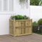 Cosisti Jardineras Exterior Grandes 90x50x70 cm, Macetero Grande, Maceteros de Madera para Plantas, Jardinera de Madera para Jardín Balcón o Terraza Impregnado Natural