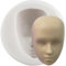 MINFEIDMS Human Face Silicone Mould Doll Face Fondant Mould for Cake Decorating Cupcake Topper Candy Chocolate Polymer Clay Gum Paste