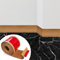 Battiscopa in PVC, Battiscopa Rovere Giallo 10 cm x 3 metri, Battiscopa Adesivo Binario di Transizione del Gap nel Muro, Battiscopa Decorativi, Battiscopa PVC per Cucina, Bagno, Soggiorno