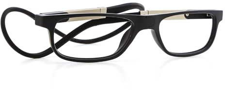 DIDINSKY Gafas de Presbicia con Iman y Filtro Anti Luz Azul, Gafas Graduadas Imantadas de Lectura para Hombre y Mujer. DIKRIK FLEX THYSSEN/ARKEN/UFFIZI (Graphite, 2.5, x, Arken)