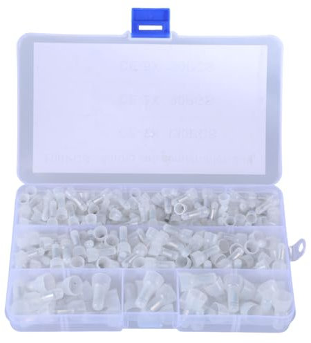 ZHOUYQXLX 250-teiliges Set mit verschiedenen Kabelverbindern, Crimp-Anschlussklemmen-Set, umfassendes Set mit elektrischen Steckverbindern, Kabelklemmen für Auto