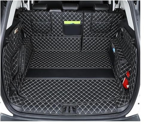 Bandeja Maletero para Ford para Kuga 2013 2014 2015 2016 2017-2020 Revestimientos Carga Todo Clima Compartimento Inferior Maletero Coche Esteras Frunk Maletero TPE Funda Maletero Coche(5)