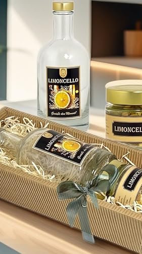 Geschenk Set zum Selber machen | Kräuter Likör Ansatzmischung (Limoncello)