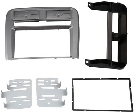BXHSFA Fascia de Radio for automóvil de 2 DIN Compatible con Fiat Grand Punto 2005-2009, Marco de instalación for Tablero de Instrumentos con Rueda Izquierda, Kit estéreo