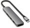 SATECHI Hub USB C 6 in 1 Slim Plus, Adattatore Multiporta con HDMI 4K, Ricarica PD da 100W, 2 Porte USB-A, Lettori Schede SD/microSD, per MacBook, Windows e Dispositivi USB Type-C – Grigio Siderale