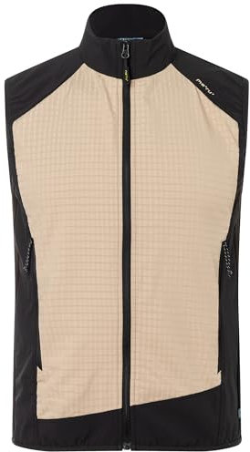 Meru Herren Geelong Weste, humus-caviar, L