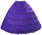 BEAUTELICATE Jupon Crinoline Mariage de Femme Long Vintage de Mariée 6 Cerveaux Plus Couleurs