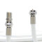 50M White Coax Cable For Virgin Media, Sky TV, Broadband Extension and Tivo & Superhub (50M, WHITE)