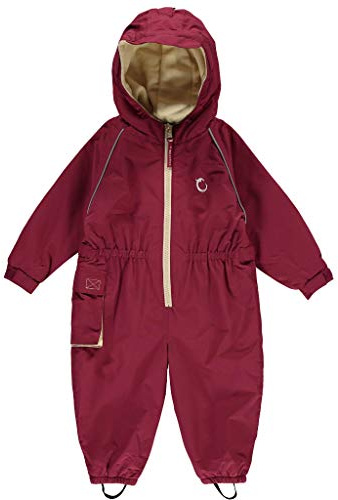 Hippychick Fleece Lined Waterproof Overalls for Kids - Puddle Suit - Snowsuit for Kids - All in One Rain Suit