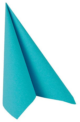 Servietten ROYAL Collection 1/4-Falz 33 cm x 33 cm türkis