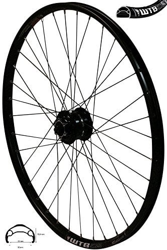 Redondo 26 Zoll Vorderrad DH-3D32 Nabendynamo Laufrad WTB Felge Schwarz Center-Lock Disc