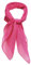 TigerTie Feines Damen Chiffon Nickituch in pink einfarbig Uni - Größe 58 cm x 58 cm - Tuch Halstuch Schal
