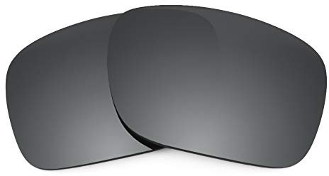 Revant Verres de Rechange Compatibles avec Oakley Holbrook, Polarisés, Elite Chrome Noir MirrorShield