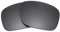 Revant Verres de Rechange Compatibles avec Oakley Holbrook, Polarisés, Elite Chrome Noir MirrorShield