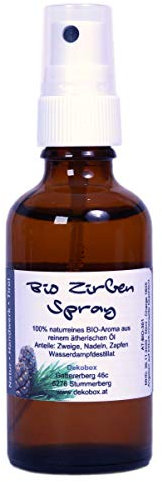 BIO Zirben-Spray 100% naturrein - 50ml - Kissen und Raum-Spray