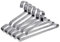 Fayleeko Kleiderbügel aus Edelstahl, robust, platzsparend, 41,9 cm, ultradünn, 50 Stück