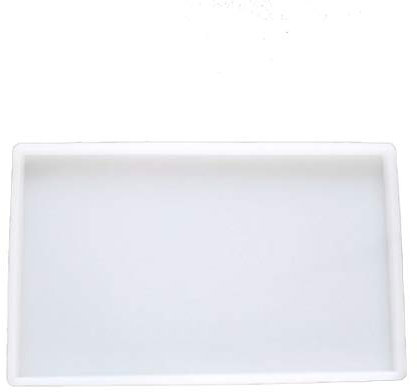 Yalulu große dicke Harz-Tablettformen, rechteckige/quadratische Geoden-Achat-Untersetzer-Silikonformen, Tablettplatte, Epoxidharz, Gießformen für Heimwerkerherstellung, Achat-Tablett, Servierbrett