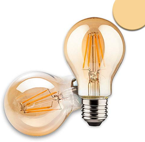 E27 Vintage Line LED Birne 8W ultrawarmweiß, dimmbar