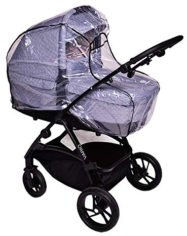 Petite&Mars Regenschutz für Kinderwagen, Babywannen * Universal * Schadstofffrei
