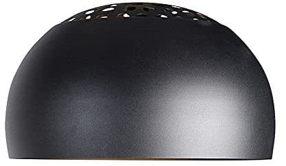 QAZQA Lámpara Arc XXL pantalla negra,