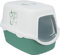 Katzentoilette Vico – 40 × 40 × 56 cm – grün/weiß – Bedruckt