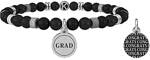 KIDULT Men's Graduation Bracelet 731989 316L Steel Special Moments Collection