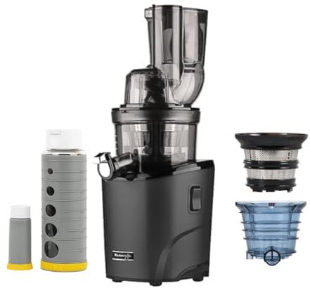 Kuvings - Extracteur de jus REVO830 + kit sorbet & smoothie + gourde de conservation de jus sous vide - Noir