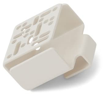 Pedestal Remote Box TV Mount | Praktische Halterung von Fernbedienung auf der Rückseite TV-Möbels | Passt TV-Ständer mit Ausnahme vom Linked Tall TV-Schrank | (Beige)