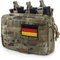 Wynex Custodia Tattica Admin Pouch per Porta Caricatori 5.56，Molle Tasca Utility Militare Borsello Tattico Tasche Tattiche softair per HK416 M4 M16