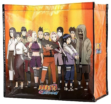 ABYSTYLE - Naruto Shippuden Shopping Bag Gruppe Konoha, Orange