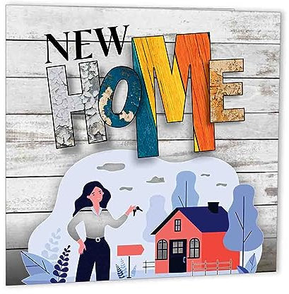 Glückwunschkarte zum Einzug in das Haus – Glückwunschkarte zum Umzug